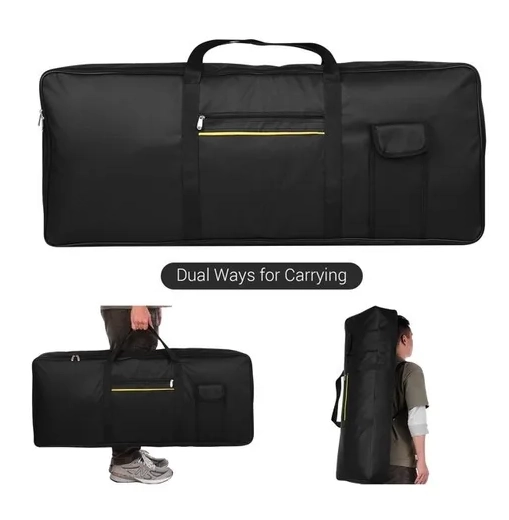 FUNDA PARA TECLADO 5/8 ACOLCHADO UNIVERSAL ESTUCHE 61 TECLAS - 7