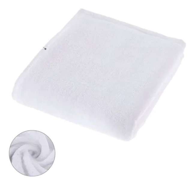 TOALLA HOMEY BLANCA PREMIUM 70X140 CM - 5