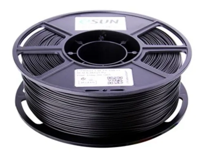 FILAMENTOS PLA MATE ESUN 1 KG 1.75 MM NEGRO OSCURO - 4
