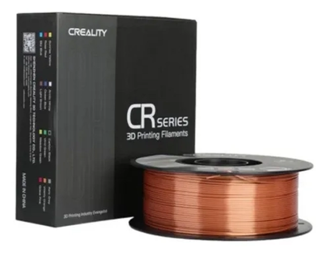 FILAMENTOS PLA SEDA CREALITY 1 KG 1.75 MM COBRE - 3