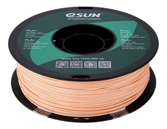 FILAMENTO IMPRESION 3D PLA+ ESUN 1.75 MM 1 KG BEIGE (SKIN) - 2