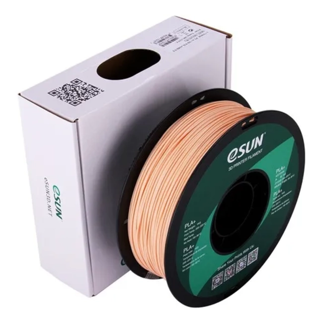 FILAMENTO IMPRESION 3D PLA+ ESUN 1.75 MM 1 KG BEIGE (SKIN) - 3