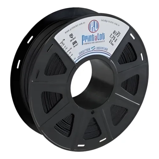 FILAMENTO PLA 1.75 MM PRINTALOT 1 KG COLOR NEGRO - 3