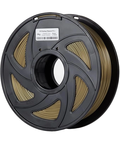 FILAMENTO PLA BRONCE SEDA AFEL 1.75 MM 1 KG BRONCE - 2