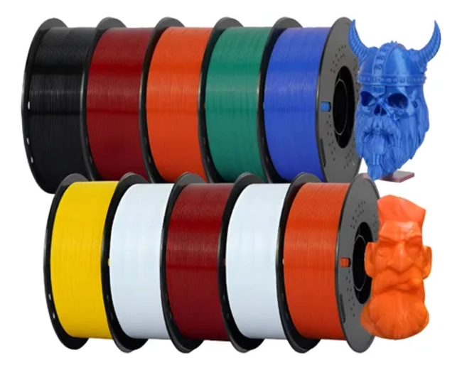 FILAMENTO SILK/SEDA/METALIZADO PLA+ 1 KG COLORES MAKORA3D - 2