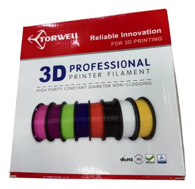 FILAMENTO PLA 1 KG 1.75 MM IMPRESION 3D COLORES TORWELL - 2