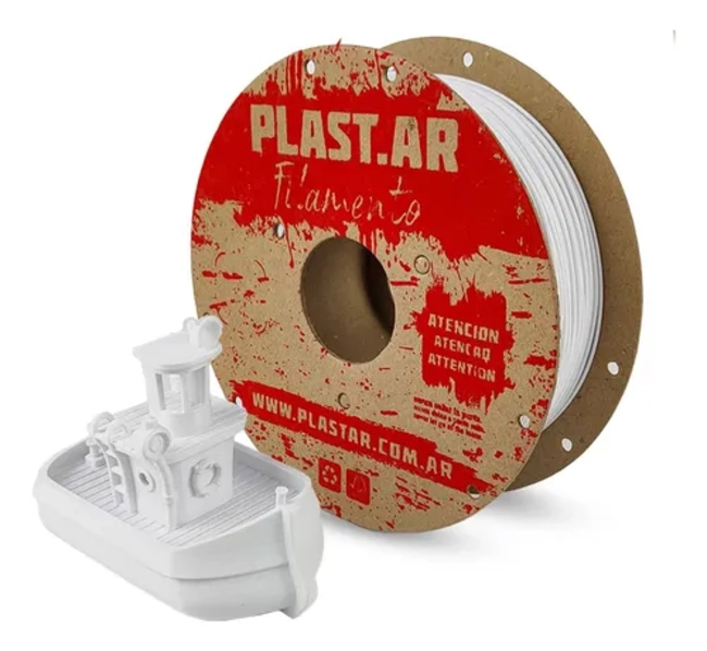 FILAMENTO IMPRESORA 3D PLASTAR PLA 1.75 MM 1 KG BLANCO - 3