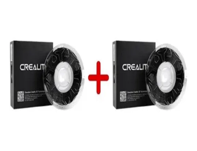 PACK 2 FILAMENTOS PLA CREALITY 1 KG 1.75 MM NEGRO - 3