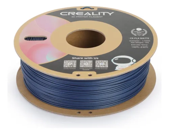 FILAMENTO PLA MATE CREALITY 1 KG 1.75 MM AZUL - 4