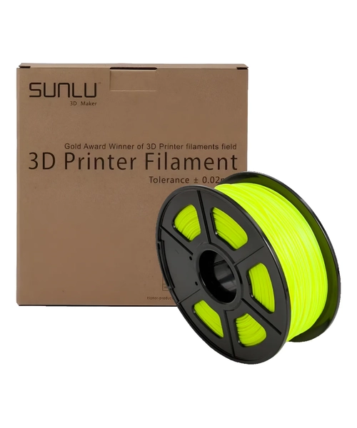 FILAMENTO PLA SUNLU NOCTILUCENTE AMARILLO 1 KG 1.75 MM - 1