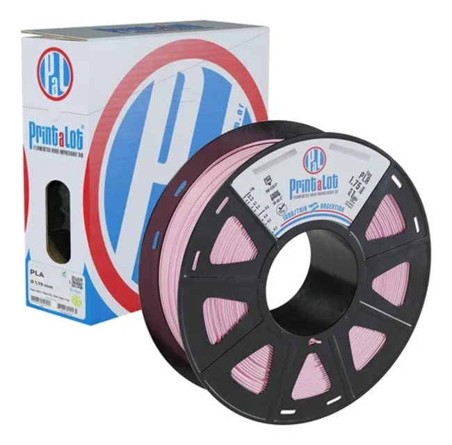 FILAMENTO PLA 1.75 MM PRINTALOT 1 KG COLOR ROSA - 1