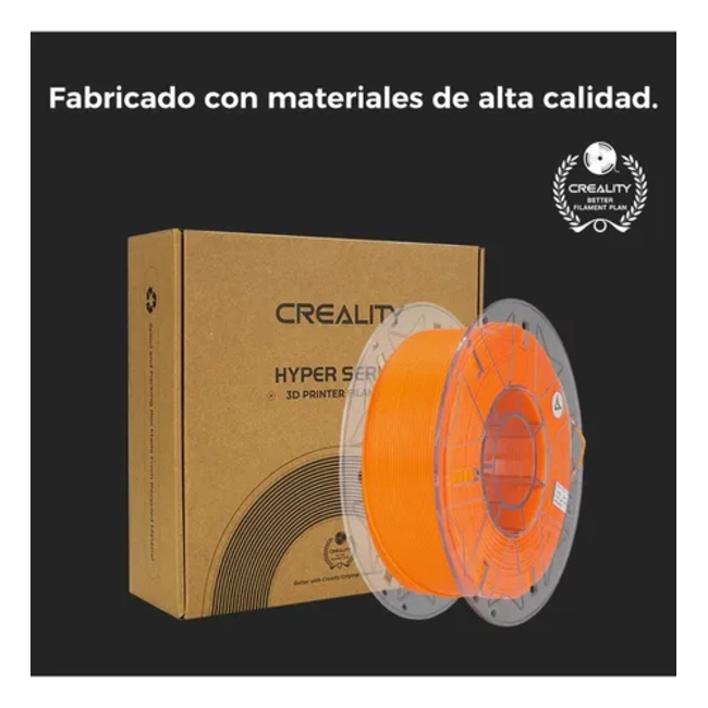 FILAMENTO PLA CREALITY 1 KG 1.75 MM IMPRESION 3D NARANJA - 2