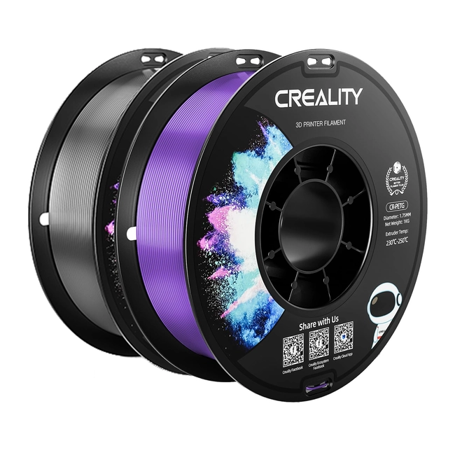 FILAMENTOS PLA SEDA CREALITY 1 KG 1.75 MM MORADO - 3