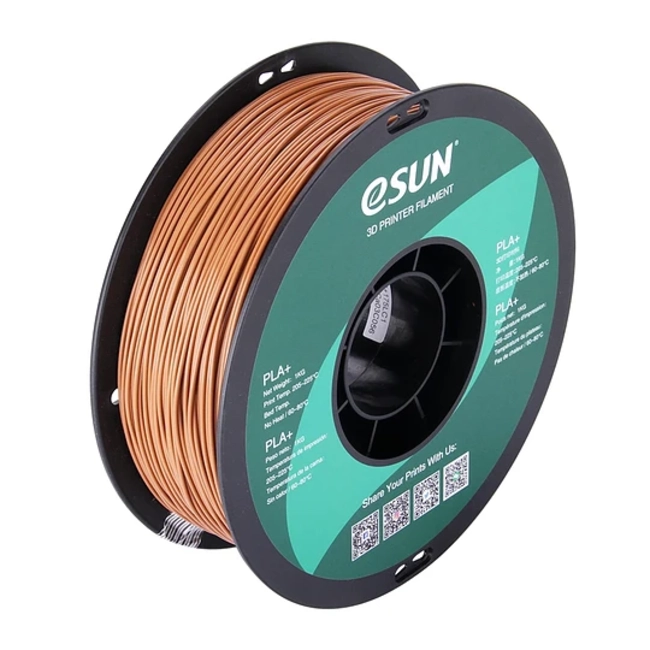 FILAMENTOS PLA SEDA ESUN 1 KG 1.75 MM COBRE - 3