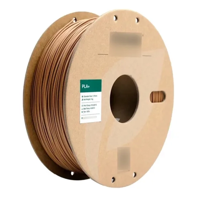FILAMENTO 3D PLA+ ESUN 1.75 MM 1 KG MARRON - 1