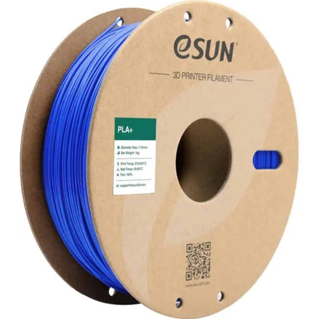 FILAMENTO IMPRESION 3D PLA+ ESUN 1.75 MM 1 KG AZUL - 3