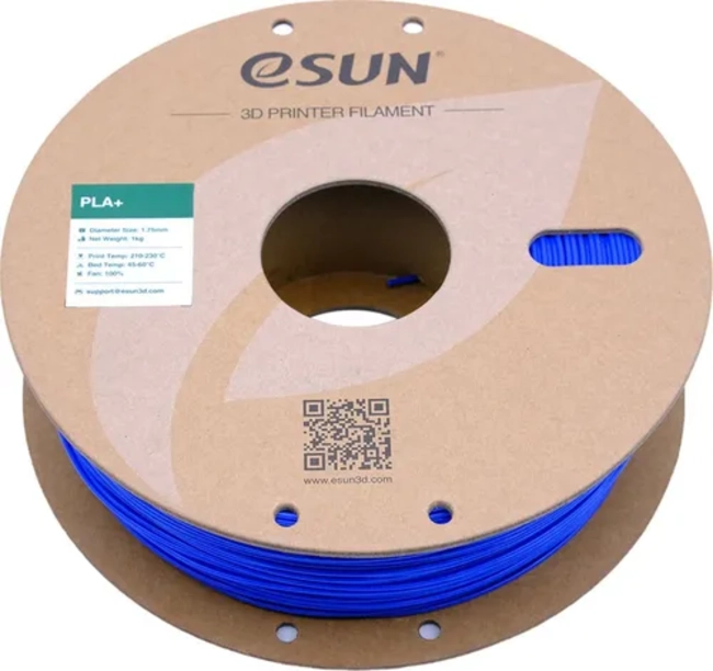 FILAMENTO IMPRESION 3D PLA+ ESUN 1.75 MM 1 KG AZUL - 4