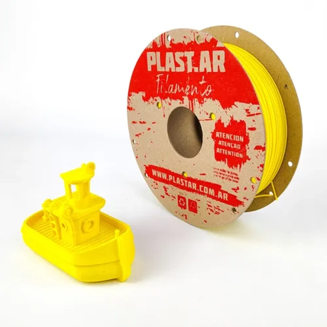 FILAMENTO 3D PLASTAR PLA 1.75 MM 1 KG AMARILLO - 2