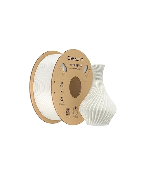 FILAMENTO PLA ALTA VELOCIDAD CREALITY 1 KG BOBINA BLANCO RECICLADO - 2