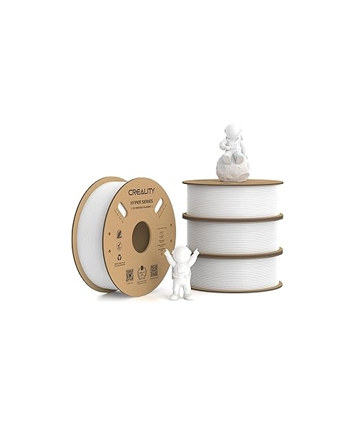 FILAMENTO PLA ALTA VELOCIDAD CREALITY 1 KG BOBINA BLANCO RECICLADO - 3