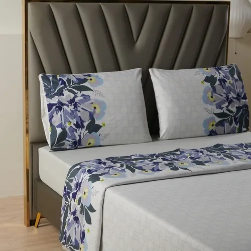 JUEGO SABANAS CASATUA ESTAMPADAS FLORES KING - 1