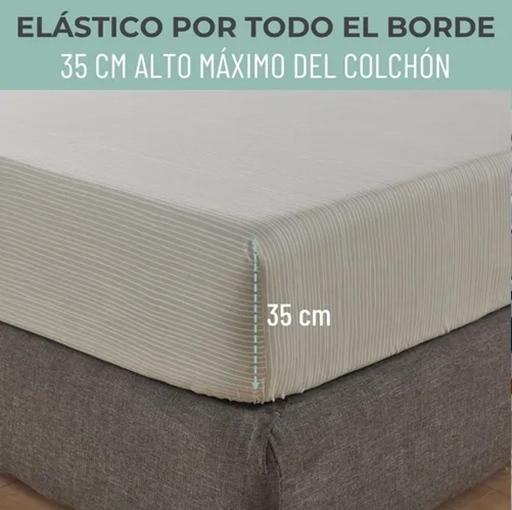 JUEGO SABANAS CASATUA ESTAMPADAS ETNICO 2 PLAZAS - 4