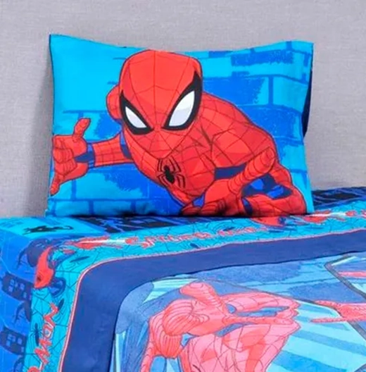 JUEGO SABANAS INFANTIL DISNEY MARVEL 1.5 PLAZA COLOR SPIDERMAN - 1