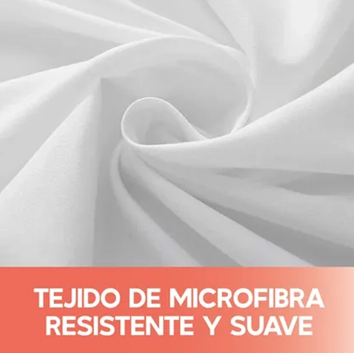 JUEGO SABANAS 1 PLAZA HOMELY 100 GSM 4 PIEZAS COLOR BLANCO - 3