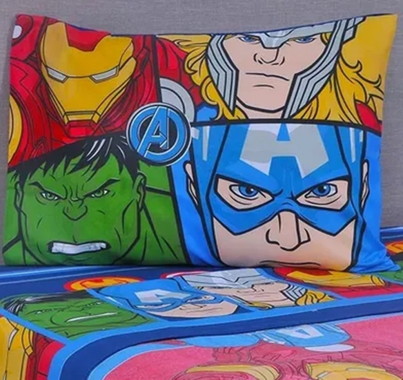JUEGO SABANAS INFANTIL DISNEY MARVEL 1.5 PLAZA COLOR AVENGERS - 1