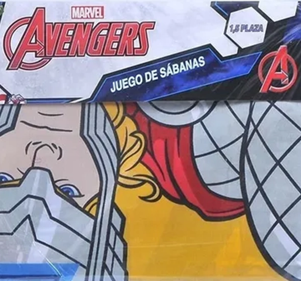 JUEGO SABANAS INFANTIL DISNEY MARVEL 1.5 PLAZA COLOR AVENGERS - 3