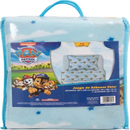 JUEGO SABANAS POLAR INFANTIL 1.5 PLAZA DISNEY COLOR PWP AVIADOR - 3