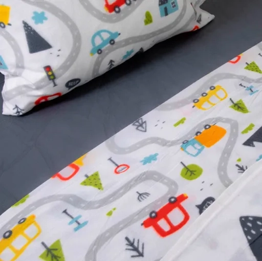 SABANA POLAR INFANTIL AUTOS 1.5 PLAZAS DORAL - 2