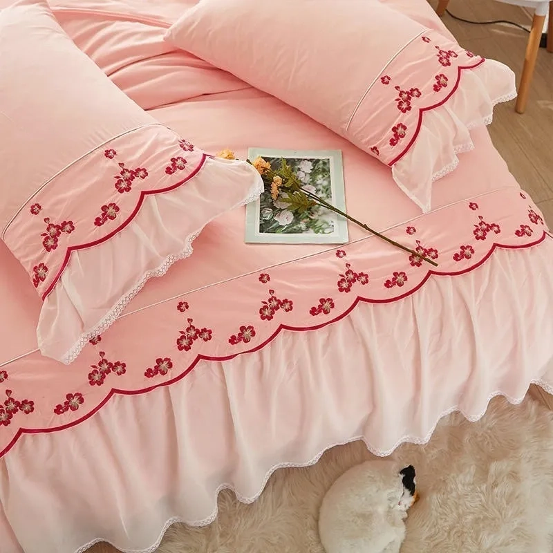 JUEGO ROPA CAMA SABANA + FUNDA PLUMON 1.5 PLAZA HM23 - 5
