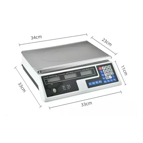 BALANZA DIGITAL 40KG CON BANDEJA - 2