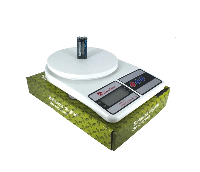 BALANZA DIGITAL COCINA COMERCIO 7KG COLOR BLANCO - 2