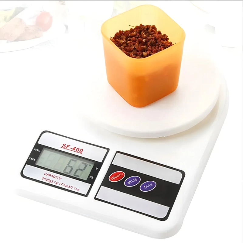 BALANZA DIGITAL COCINA COMERCIO 7KG COLOR BLANCO - 3