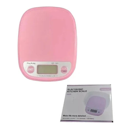 BALANZA DIGITAL COCINA CON BANDEJA 5KG - 1