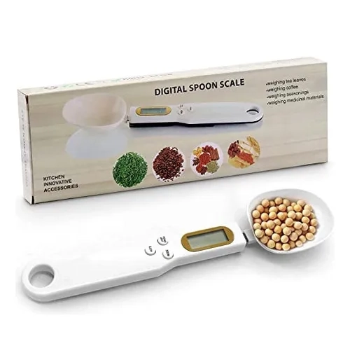 BALANZA CUCHARA COCINA 500G COLOR BLANCO - 3