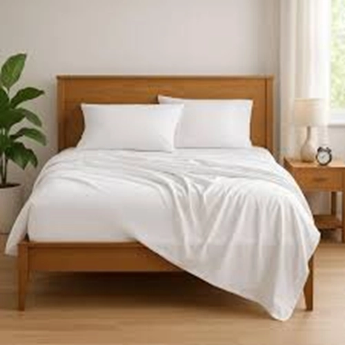 JUEGO SABANAS OKAERI TWIN XL 200 HILOS COLOR BLANCO - 1