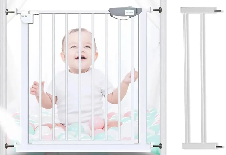 REJA SEGURIDAD BEBE + EXTENSOR 75-94CM - 1