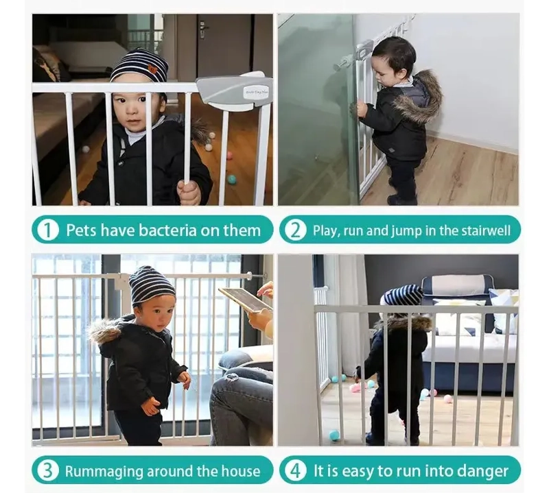 REJA SEGURIDAD BEBE + EXTENSOR 75-94CM - 5