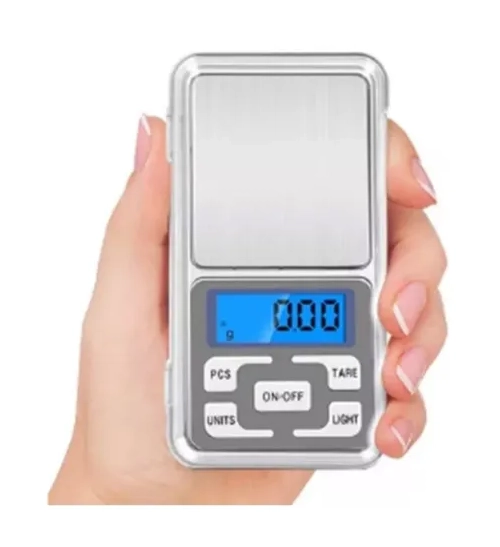 BALANZA DIGITAL PRECISION BOLSILLO 200G COLOR PLATEADO - 1