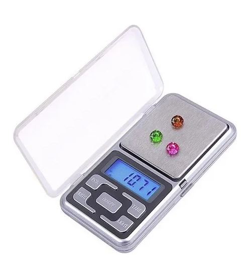 BALANZA DIGITAL PRECISION BOLSILLO 200G COLOR PLATEADO - 5