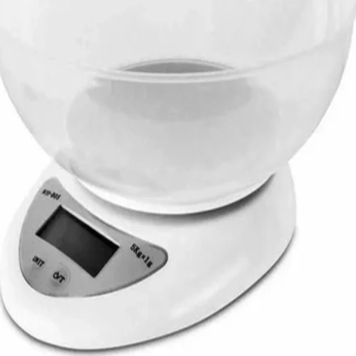 BALANZA COCINA DIGITAL CON BOWL 5KG COLOR BLANCO - 3