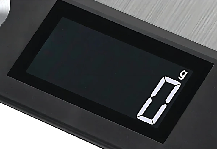 BALANZA DIGITAL COCINA ACERO INOXIDABLE 10KG COLOR NEGRO - 2
