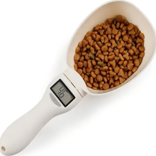 CUCHARA BALANZA MEDIDORA ALIMENTOS COLOR BEIGE - 1