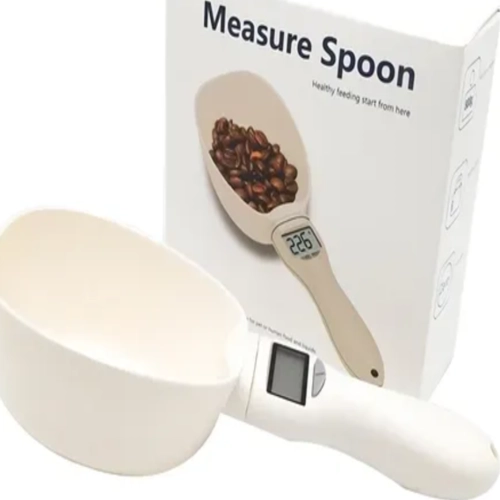 CUCHARA BALANZA MEDIDORA ALIMENTOS COLOR BEIGE - 5