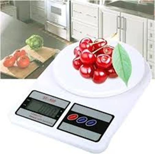 BALANZA DIGITAL COCINA ROMANA 7KG COLOR BLANCO - 3