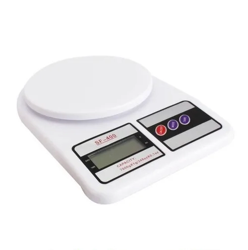 PESA BALANZA COCINA PORTATIL HASTA 7KG - 1