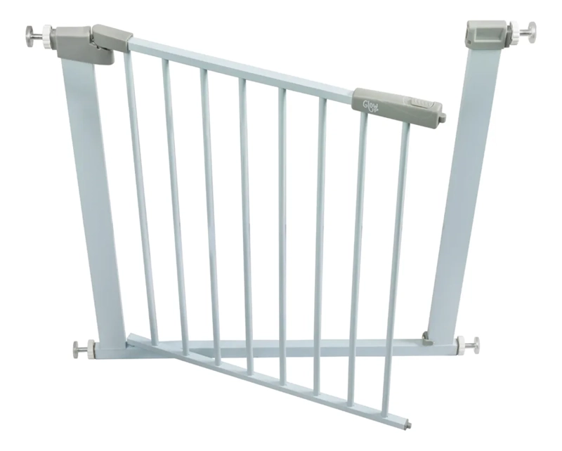 REJA SEGURIDAD ESCALERA PUERTA BEBE MASCOTAS GLOWUP COLOR BLANCO - 6